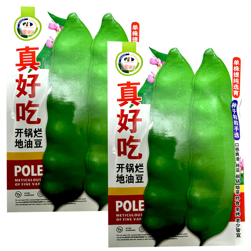 真好吃地油豆种子不上架油豆角开锅烂地油豆种籽春秋播种不易