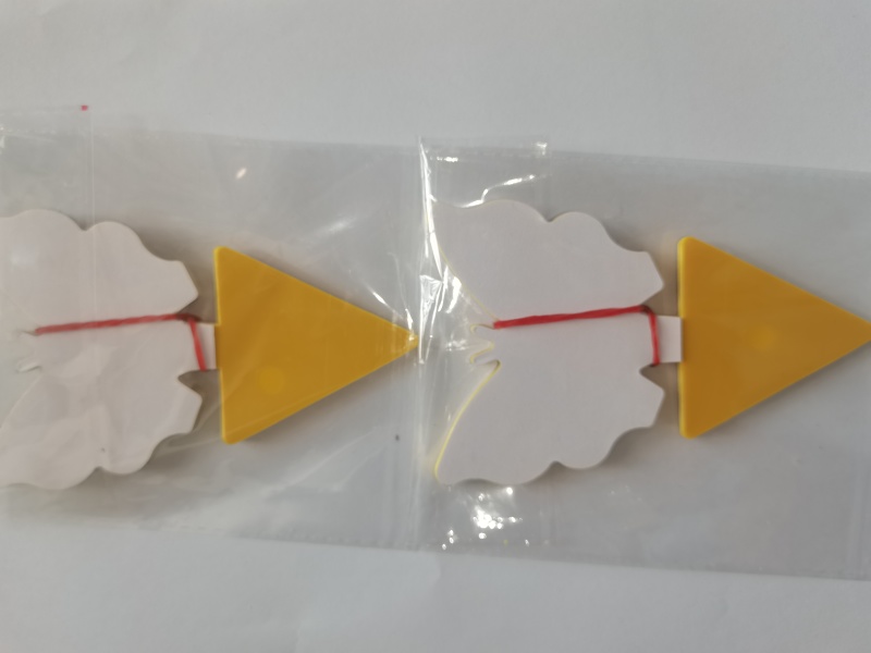 黄板双面强力粘虫板物理粘虫家用诱虫果园茶山插杆蓟马果蝇诱