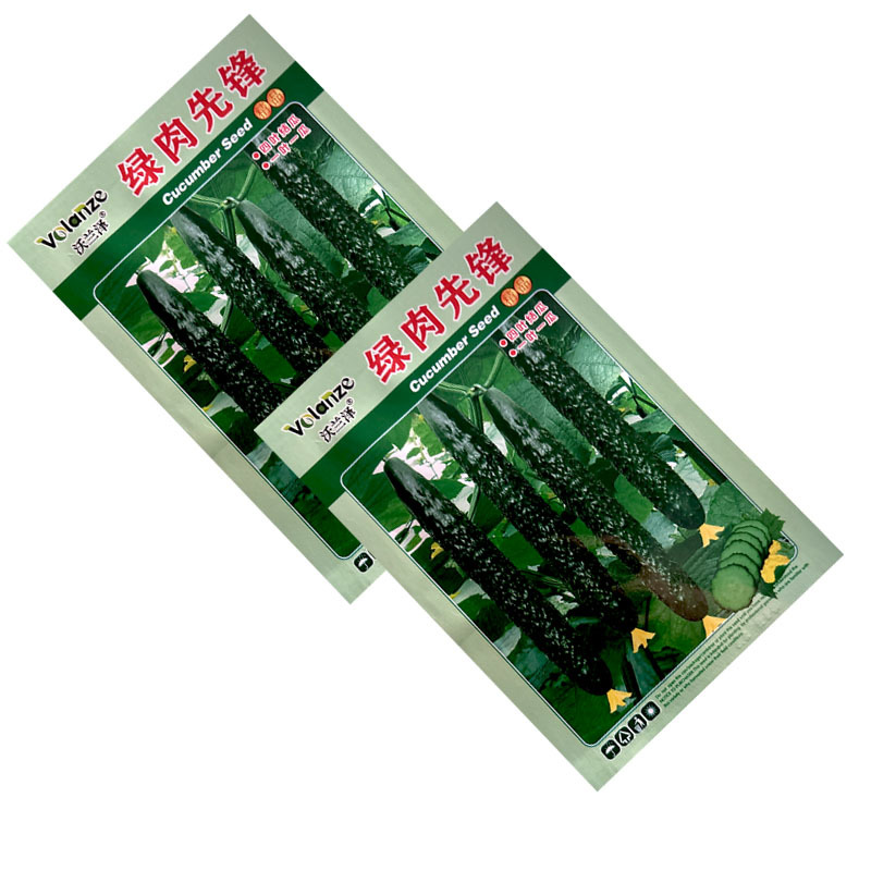 绿肉先锋四季节瓜一叶一瓜绿皮绿肉口感甜脆瓜条顺直