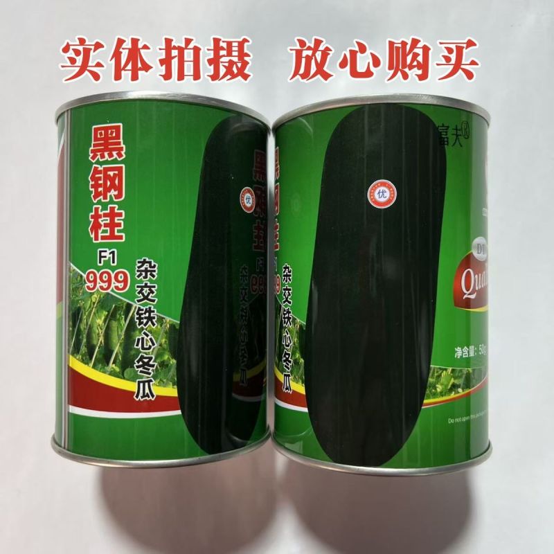 黑钢柱铁心冬瓜种子加长特大黑皮冬瓜种子籽杂交种基地用