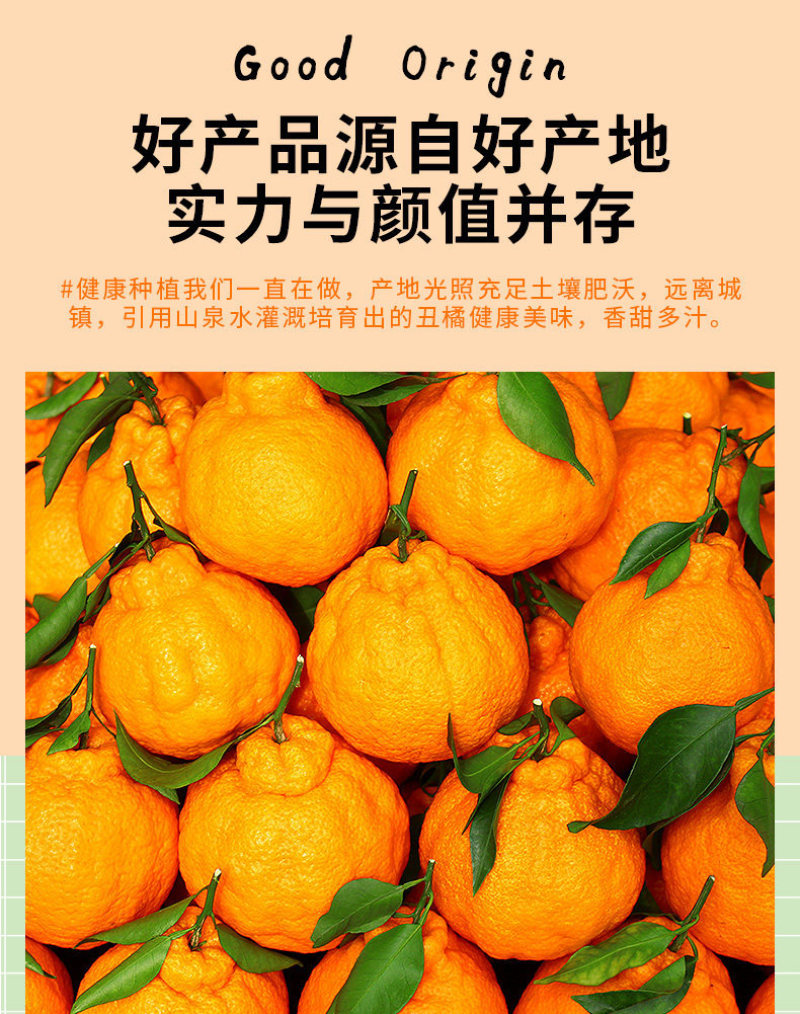 四川不知火丑橘一件代发产地直发一手货源对接各大电商平台