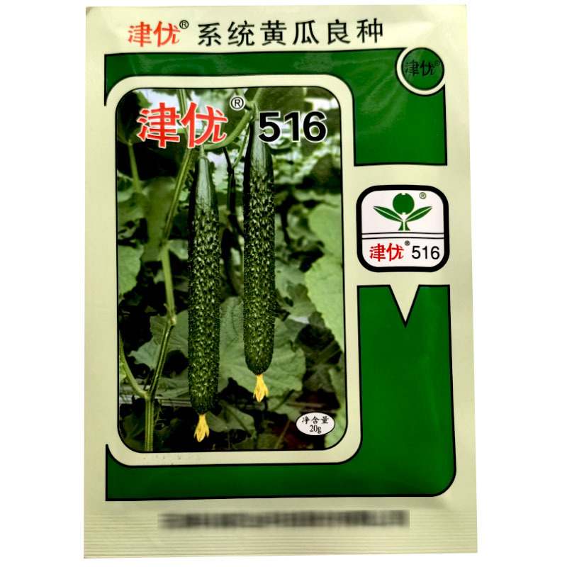 津优516露地黄瓜种子20g春秋季越夏密刺短把青黄瓜
