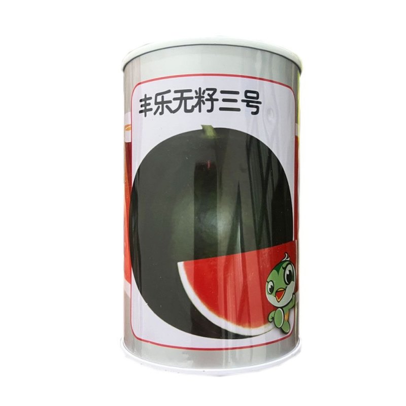 丰乐无籽西瓜种子杂交中晚熟无籽杂交种果肉大红色黑皮红瓤