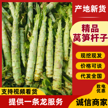 云南莴笋杆子精品杆子基地直发可视频看货保质量