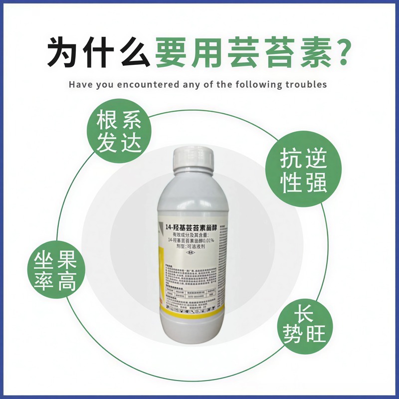 芸苔素14羟基芸苔素甾醇促进根系发达促吸收植物生长调节剂