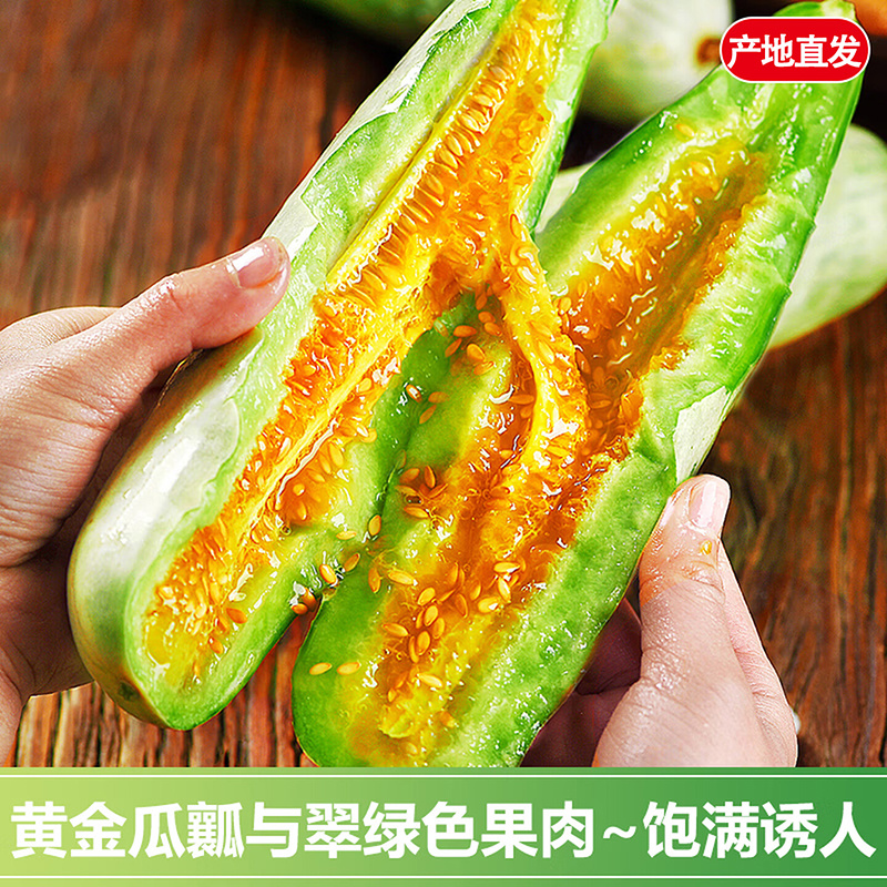山东羊角蜜甜瓜蜜瓜应季新鲜水果源头直发