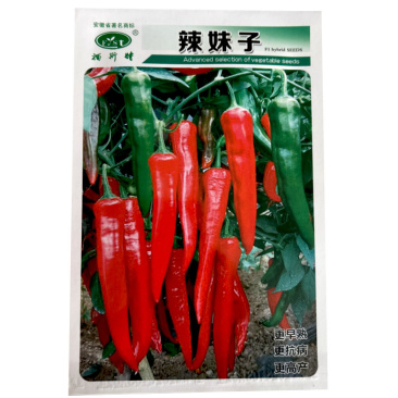 辣妹子种子早熟皮薄辣香味浓结果多1000粒青红干辣椒