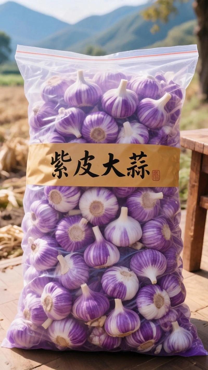 云南紫皮大蒜大量上质量保证产地直发/量大从优