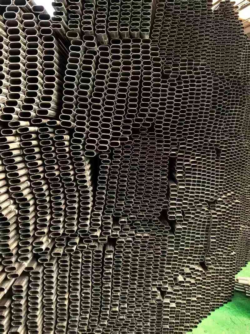 25*50椭圆管适用于种植冷棚尺寸厚度定尺定做