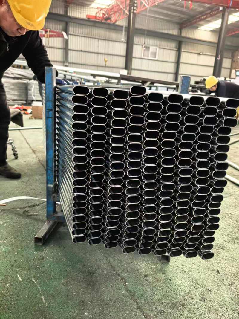 25*50椭圆管适用于种植冷棚尺寸厚度定尺定做