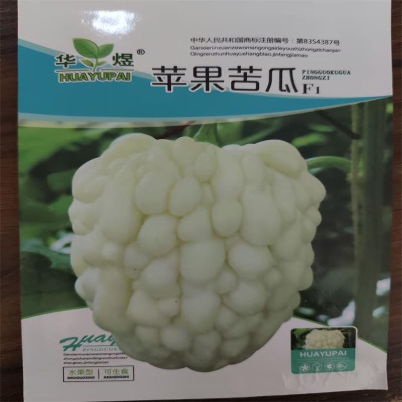 新型瓜果种子～苹果苦瓜，可以生食的苦瓜种子品种一袋10粒
