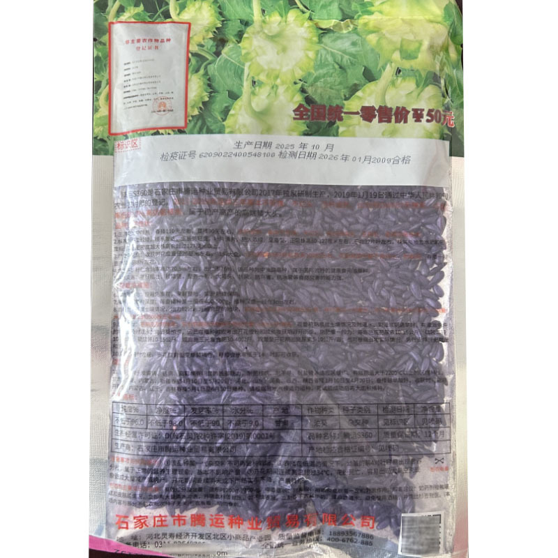 腾运S360矮大头油葵种子200g矮杆独头大盘油用向日葵