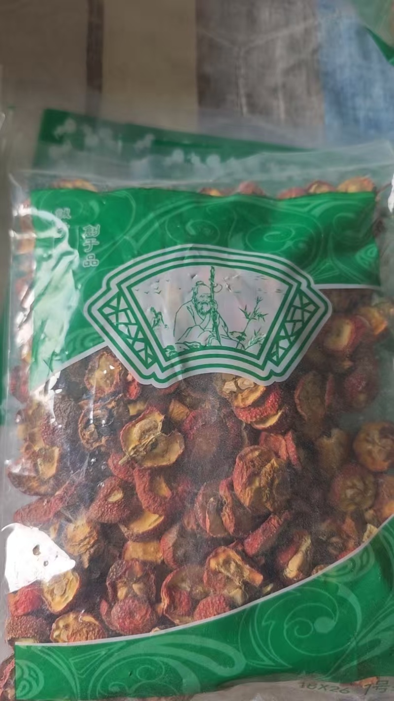 河北山楂干干度好干净可以打小包分装按需求分拣打包现场看货