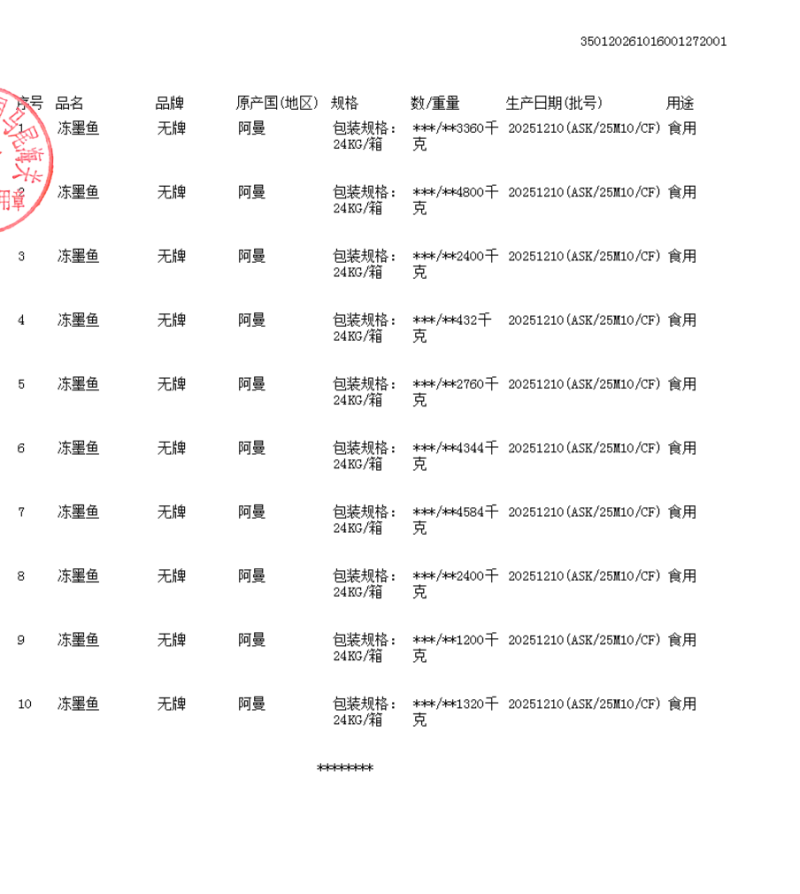墨鱼阿曼墨鱼进口墨鱼规格齐全品质保障欢迎来电