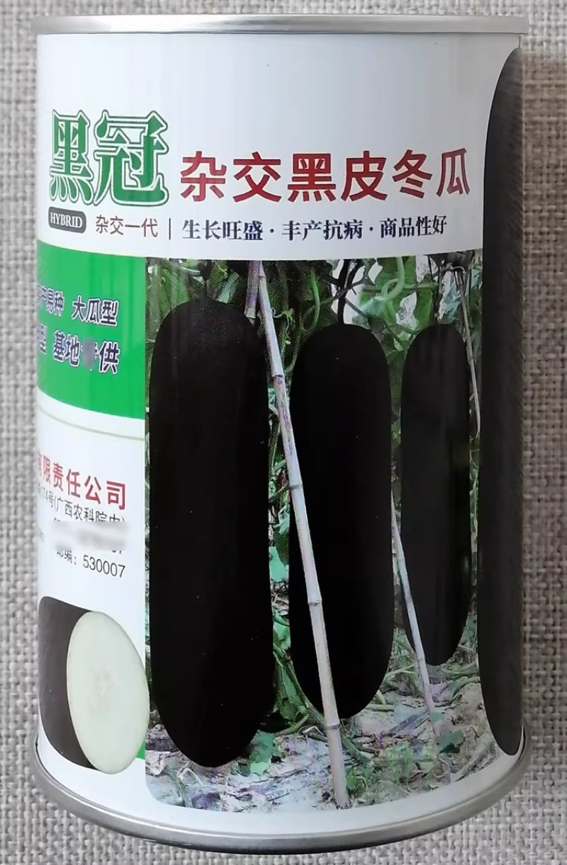 黑冠杂交黑皮冬瓜种子趴地吊瓜两用型冬瓜种籽肉质紧密抗病