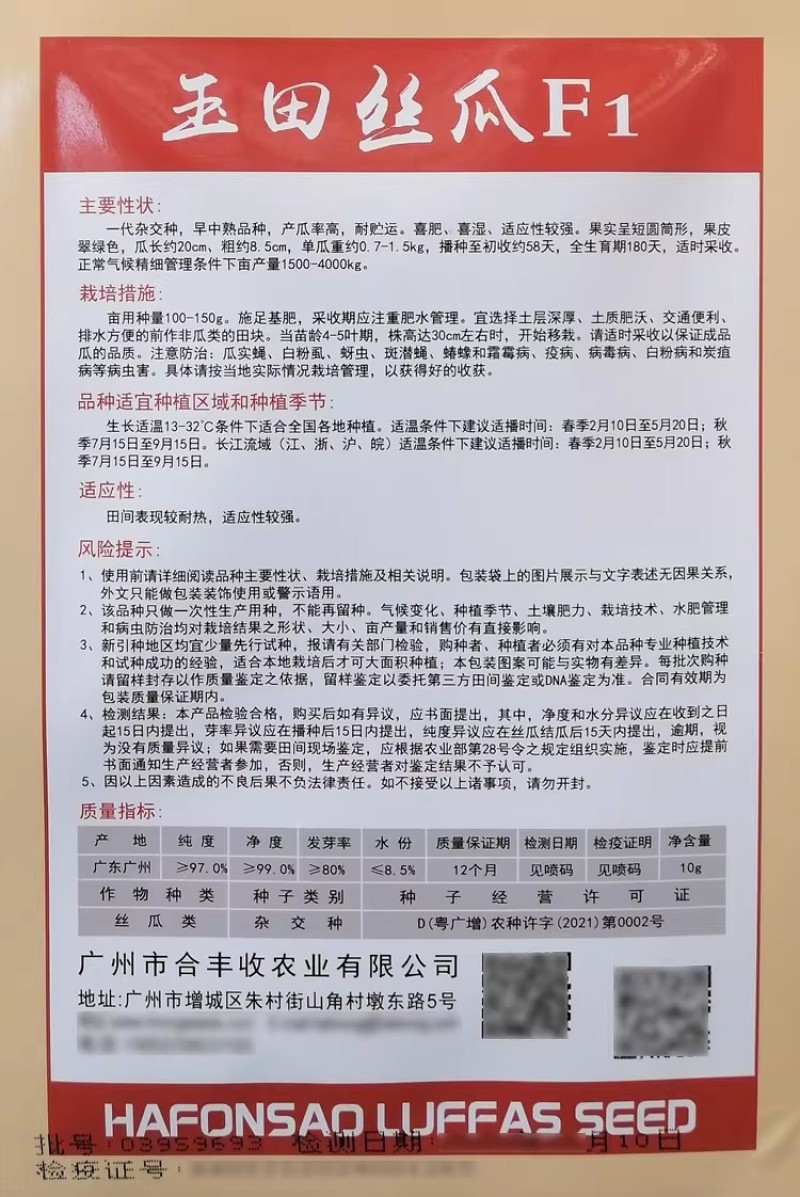 玉田丝瓜种子高产抗病瓜型靓丽翠绿皮早熟杂交肉丝瓜种籽