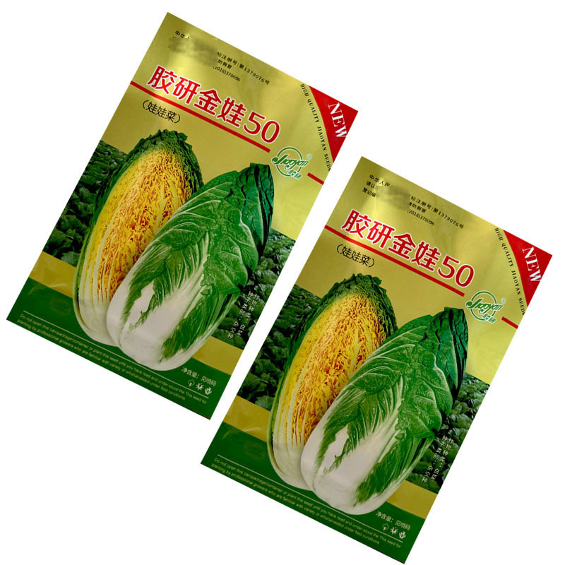 黄心娃娃菜种子胶研金娃50小白菜籽叶球叠抱大田基地