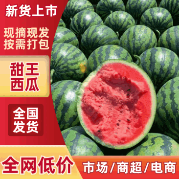 《甜王西瓜》云南甜王，供应电商直播，市场，商超，团购