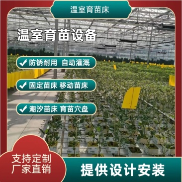 热镀锌育苗床网固定/移动苗床大棚育苗架温室种植栽