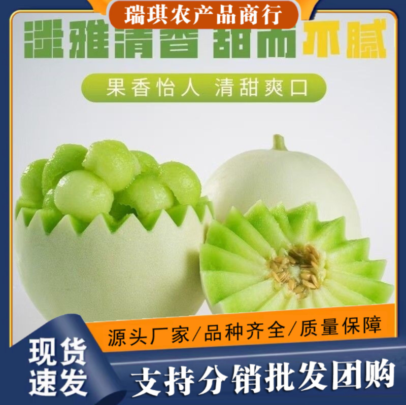 玉菇甜瓜市场货电商货均可集采/一件代发均支持