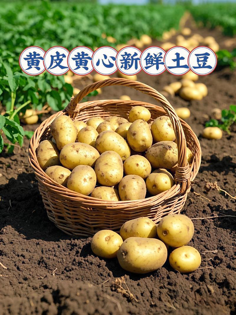陕西精品土豆黄心土豆/量大从优/产地直发/货源充足
