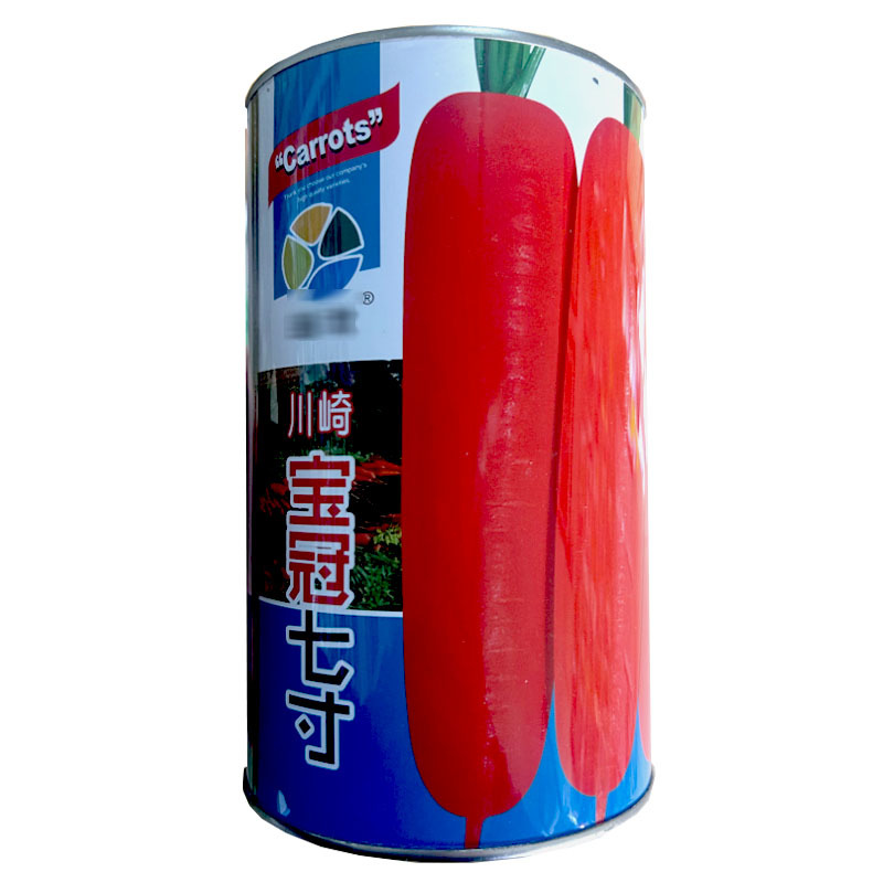 川崎宝冠七寸萝卜种子中早熟鲜食加工两用大田基地