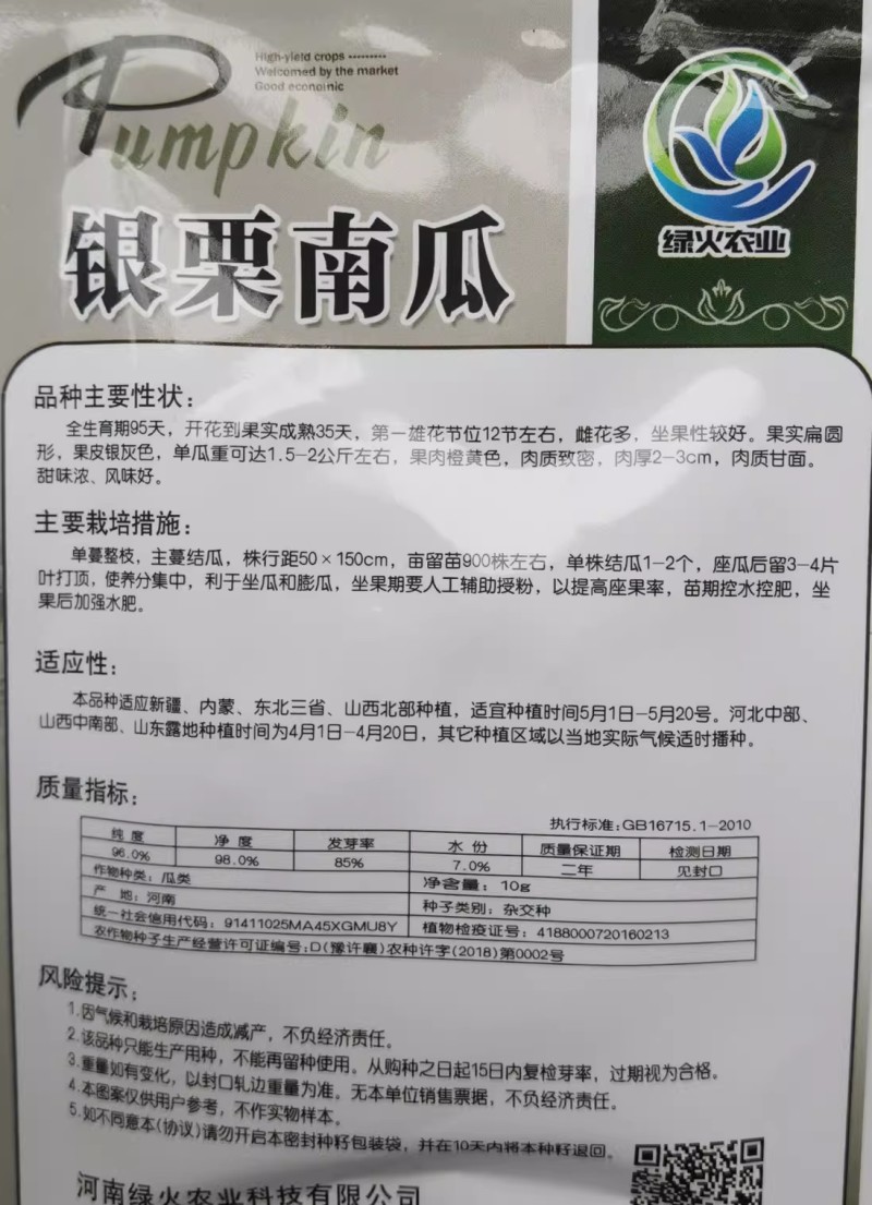 银栗南瓜种子香甜粉糯新疆贵族板栗南瓜白皮板栗味南瓜蔬菜种
