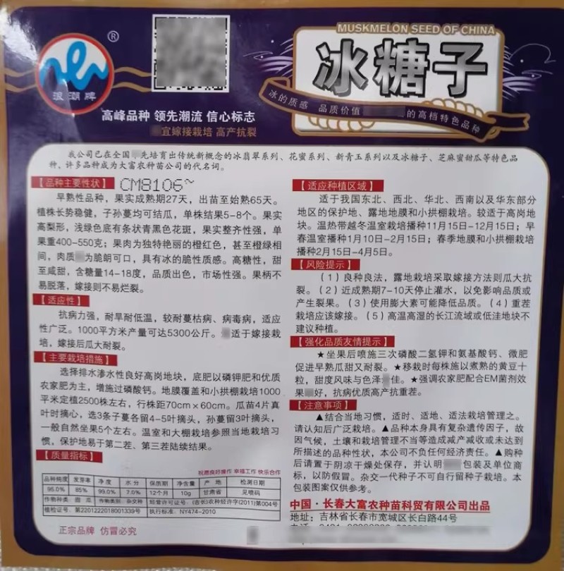 冰糖子甜瓜种子高糖早熟杂交花皮甜掉牙香瓜甜瓜种籽高产抗裂