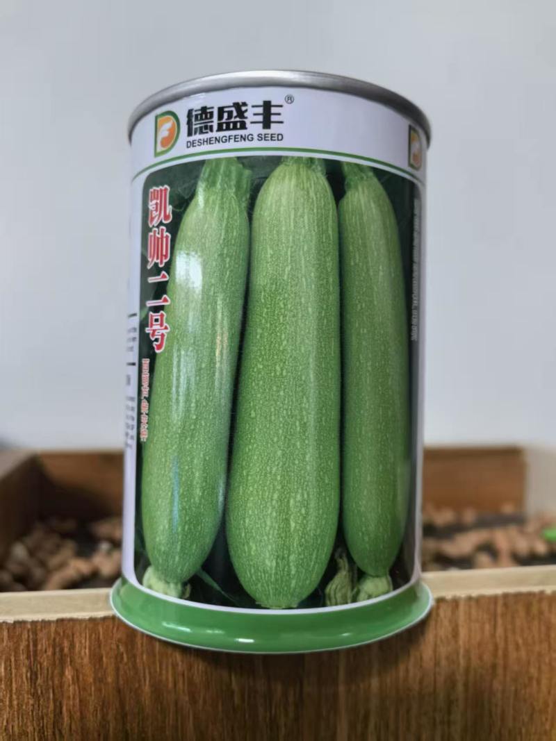 凯帅二号西葫芦种子高产翠绿耐热角瓜菜瓜种子春夏秋500粒