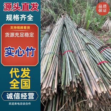 菜架竹/实心竹/空心竹，持久耐用，产地一手货源，各种规格