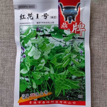 鼎牌红花1号扁豆种子基部开始结荚重复结荚高产棚室露地种植