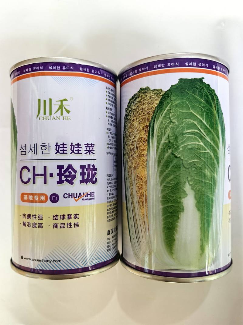 玲珑娃娃菜种子黄心黄芯早熟抗病耐寒耐抽苔春秋娃娃白菜种子