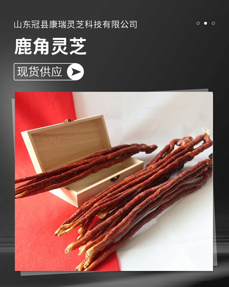 鹿角灵芝整枝干货产地直供灵芝草泡酒煲汤中药材批发