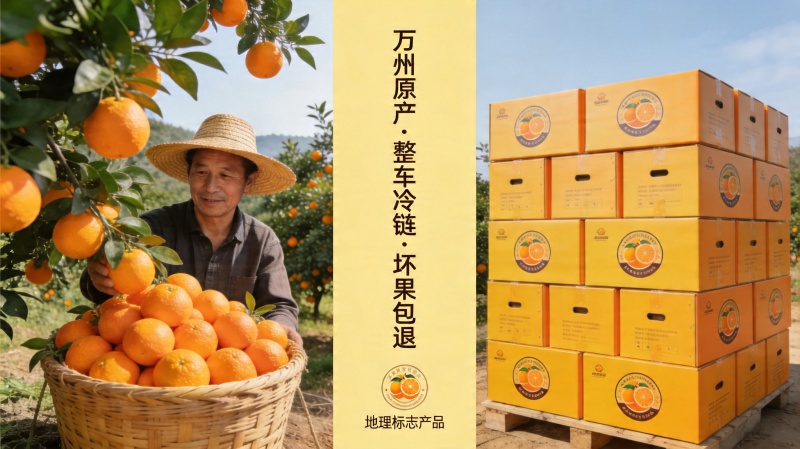 万州玫瑰香橙正宗塔罗科血橙晚熟血橙地标产品