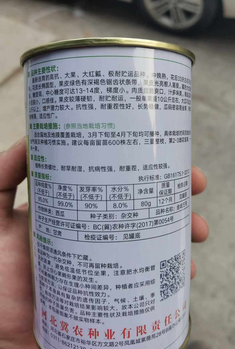 金城五号西瓜种子特大金城5号甘肃压砂西瓜沙漠西瓜种子