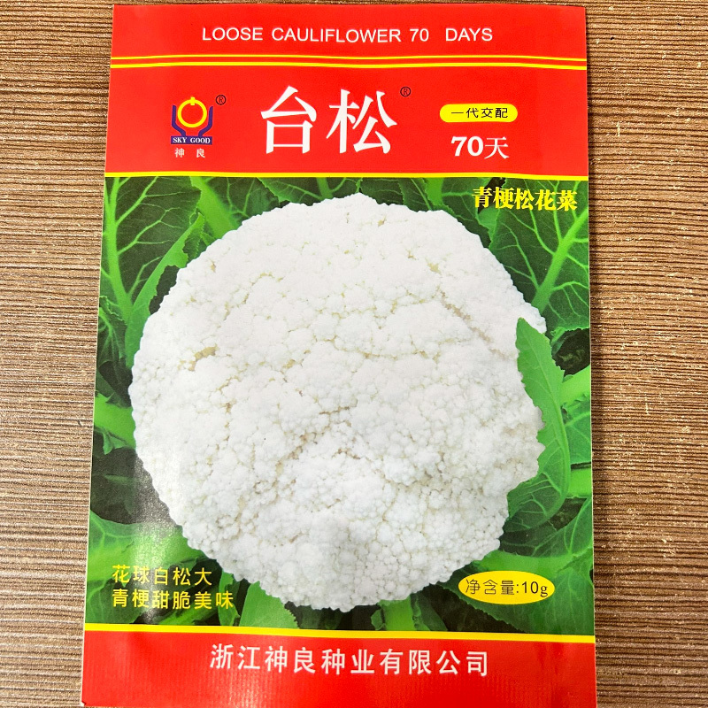 台松青梗松花菜种子50天花菜种子松花菜花椰菜白花菜种耐热
