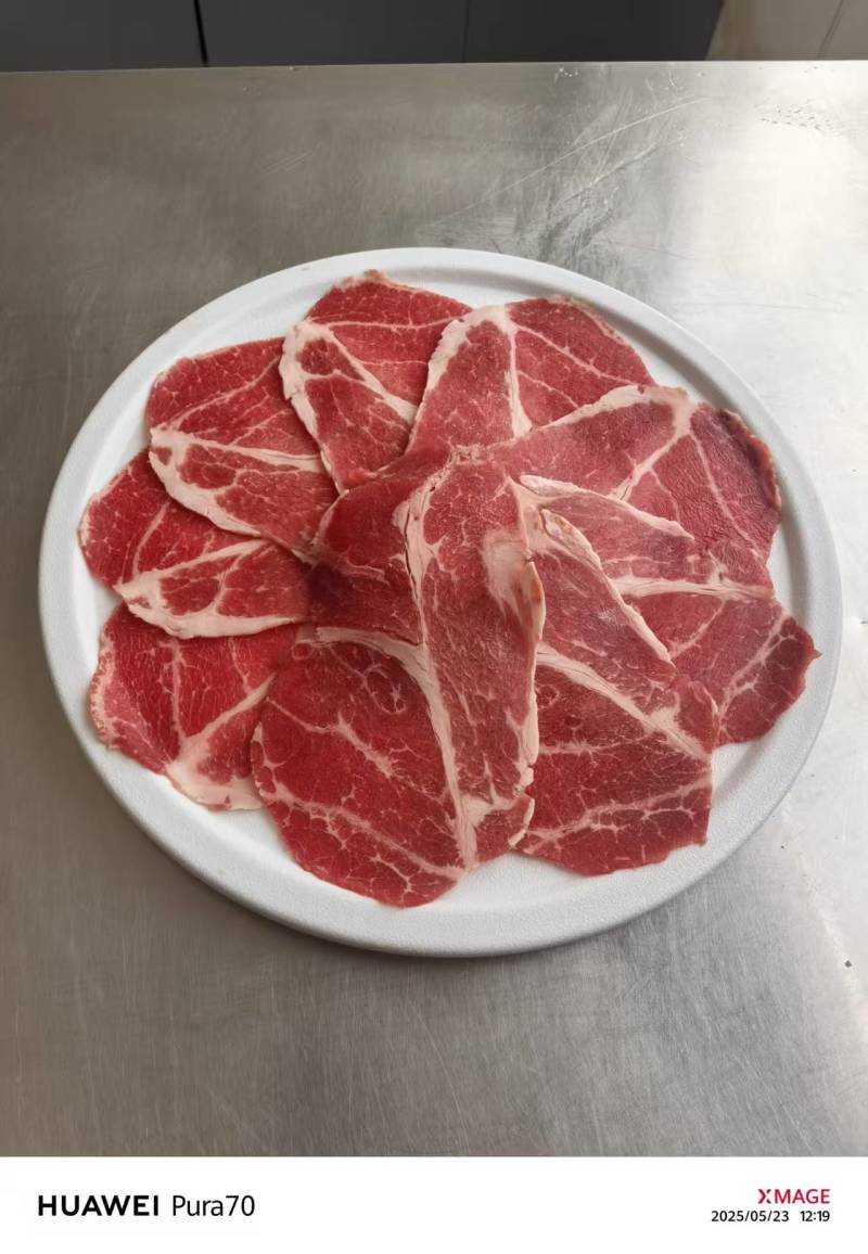 雪花上脑芯，原切猪上脑芯，自助烤肉火锅食材