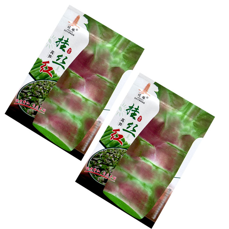 圆叶挂红丝莴笋种子莴苣耐热红皮5g四季种植大田基地