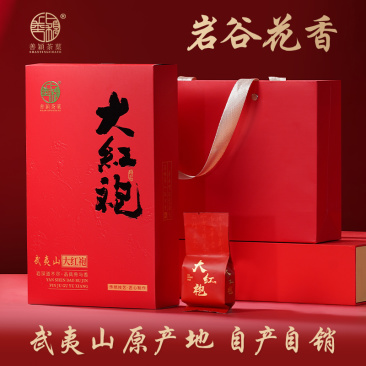 武夷大红袍茶叶原产地新茶礼盒装正品简易精美送人礼品茶乌