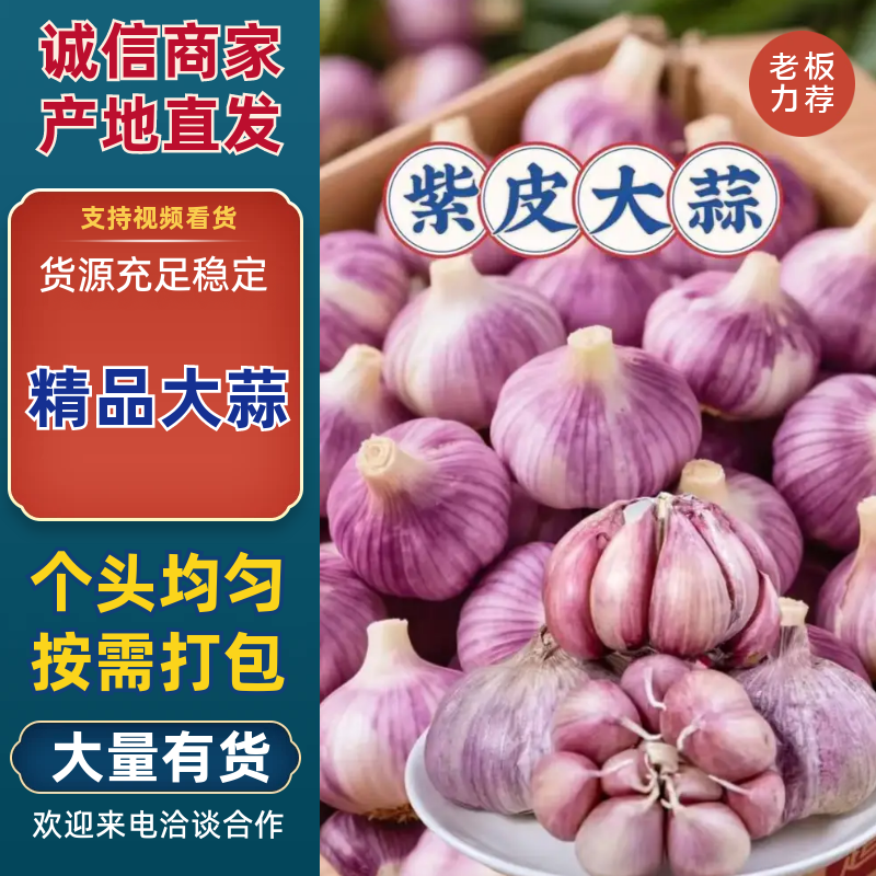 紫皮鲜蒜