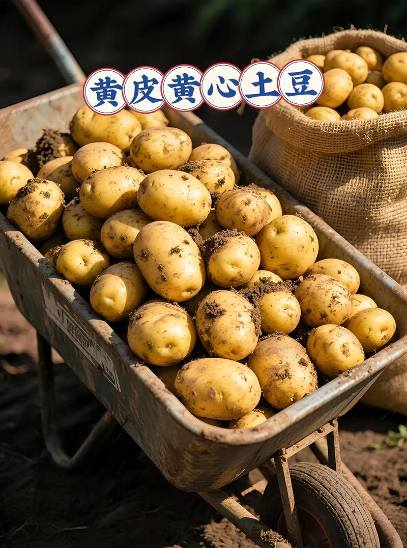 河南黄心土豆基地直发对接电商市场商超可视频