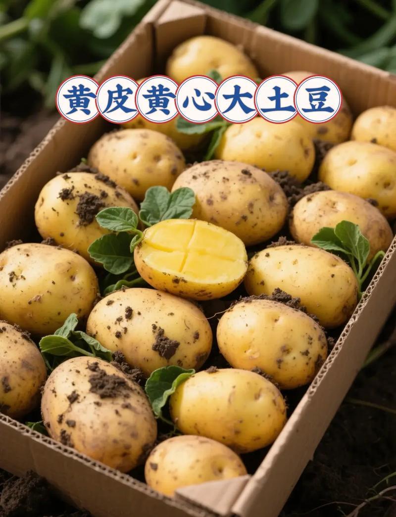河南黄心土豆基地直发对接电商市场商超可视频