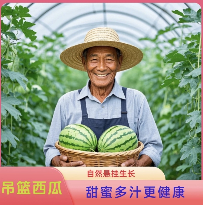 陕西渭南吊兰西瓜基地直供质量保证一手货源全国发货