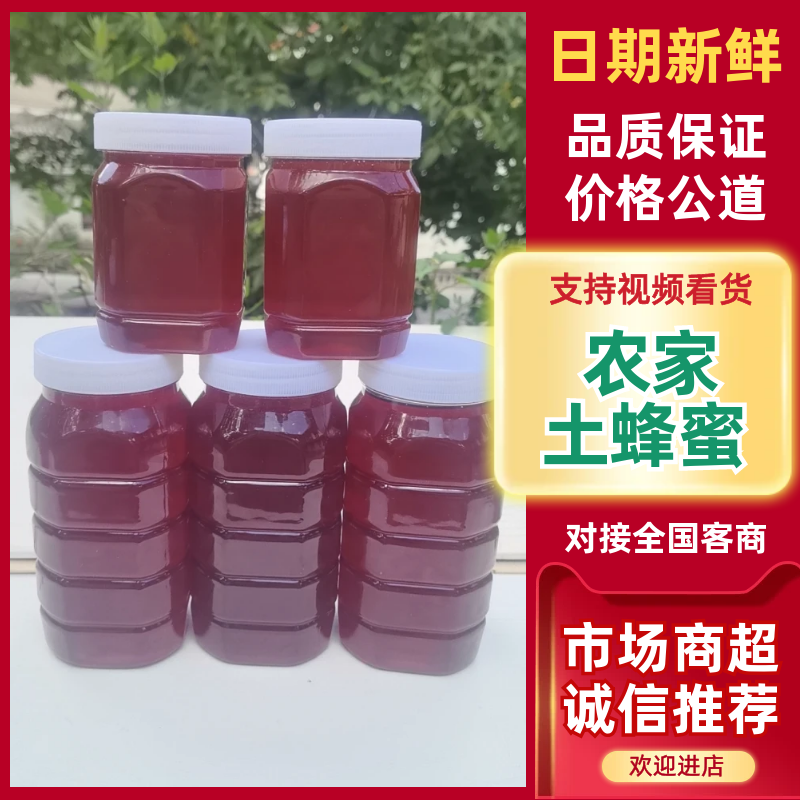 甘肃农家土蜂蜜自产自销货源稳定可批发零售欢迎随时联系