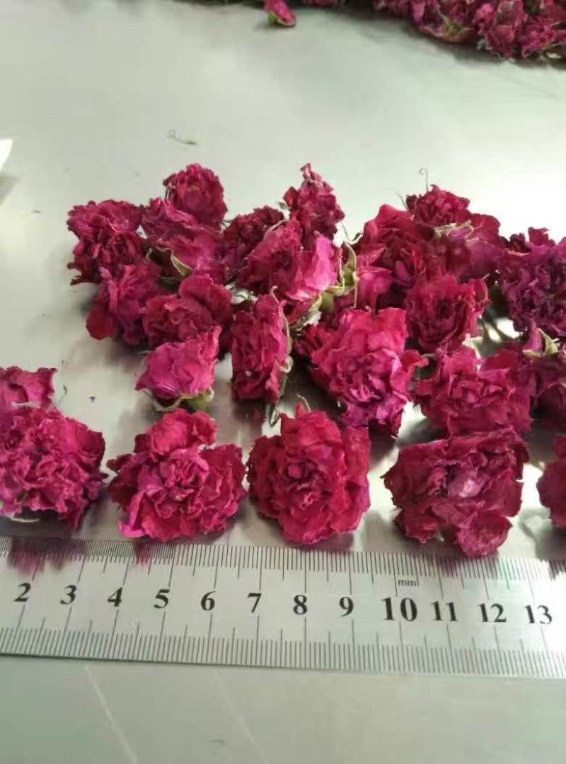 平阴重瓣红玫瑰花茶大朵干玫瑰无硫烘干散装整箱批发