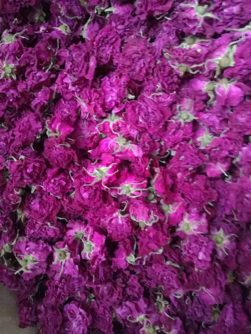 平阴重瓣红玫瑰花茶大朵干玫瑰无硫烘干散装整箱批发