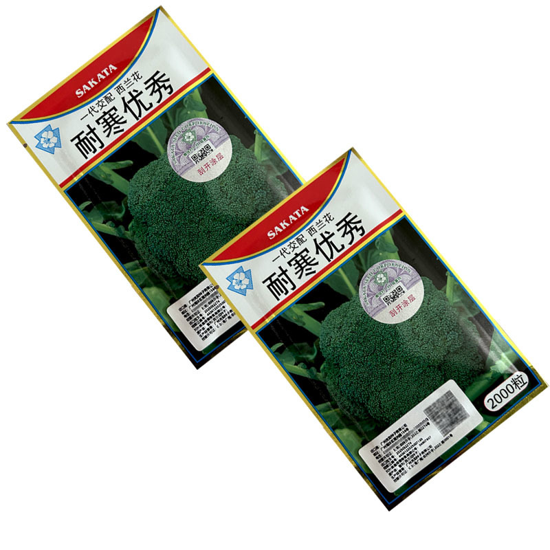耐寒优秀西兰花种子青花菜种子一代交配原装2000粒耐寒