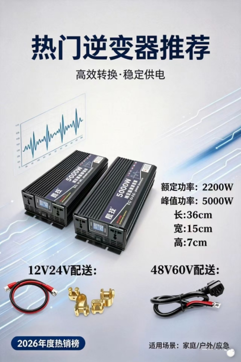 液晶峰值5000W额定功率2200W
