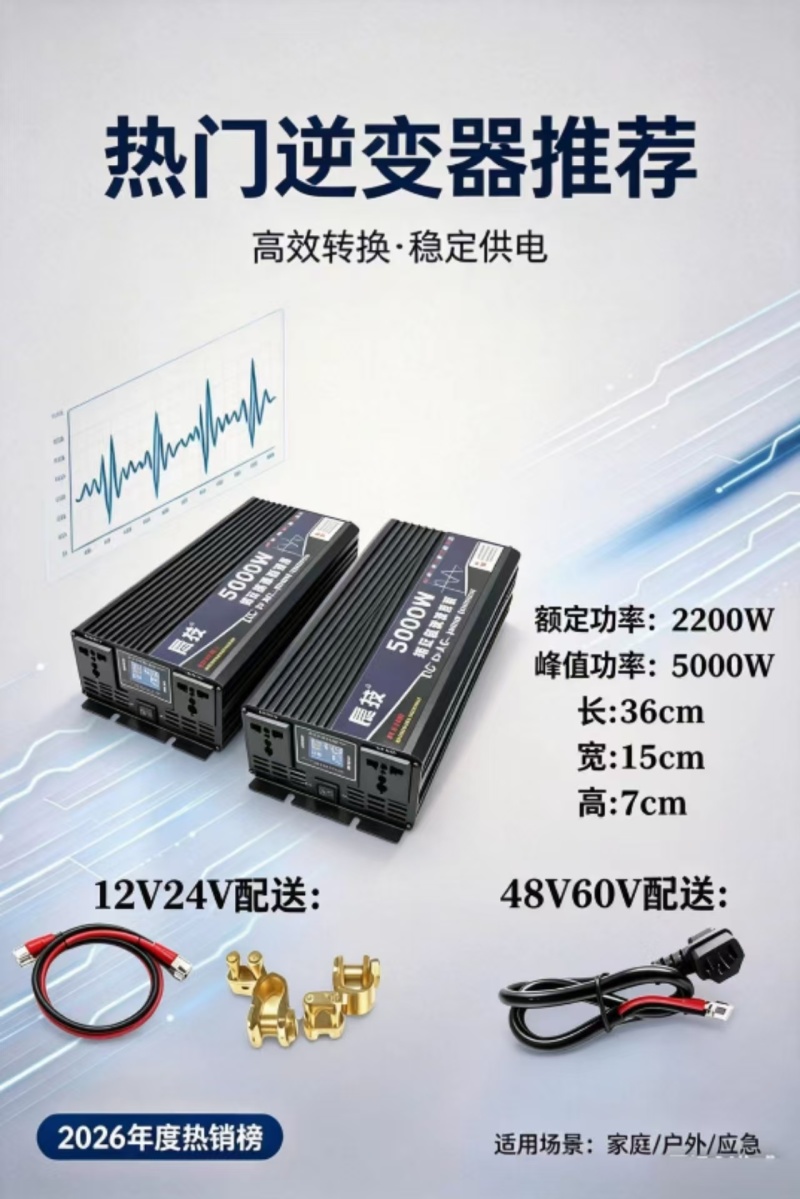 液晶峰值5000W额定功率2200W