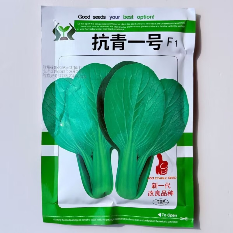 抗青一号上海青种子深绿色小油菜种子耐热耐寒耐湿四季蔬菜种